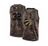 Youth Toronto Raptors #32 KJ McDaniels Swingman Camo Realtree Collection 2019 Basketball Finals Bound Jersey