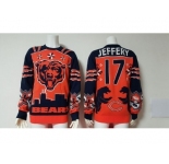Nike Chicago Bears #17 Jeffery Orange Men's Ugly Sweater