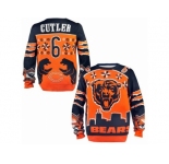 Nike Chicago Bears #6 Jay Cutler Orange Navy Blue Men's Ugly Sweater