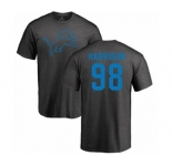 NFL Nike Detroit Lions #98 Damon Harrison Ash One Color T-Shirt