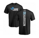 NFL Nike Detroit Lions #98 Damon Harrison Black Backer T-Shirt