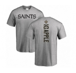NFL Nike New Orleans Saints #25 Eli Apple Ash Backer T-Shirt