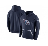 Men Tennessee Titans Nike Navy Champ Drive Vapor Speed Pullover Hoodie
