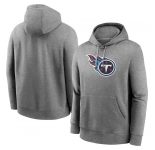 Men's Tennessee Titans Heather Gray Primary Logo Long Sleeve Hoodie