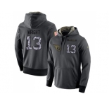 NFL Men's Nike Tennessee Titans #13 Kendall Wright Stitched Black Anthracite Salute to Service Player Performance Hoodie