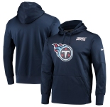 Tennessee Titans Nike NFL 100 Primary Logo Circuit Performance Pullover Hoodie Navy