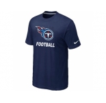 Men's Tennessee Titans Nike Cardinal Facility T-Shirt D.Blue