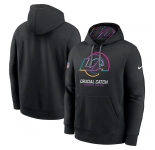 Men's Los Angeles Rams Black 2024 Crucial Catch Club Pullover Hoodie