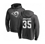 NFL Nike Los Angeles Rams #35 C.J. Anderson Ash One Color Pullover Hoodie