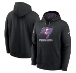 Men's Tampa Bay Buccaneers Black 2024 Crucial Catch Club Pullover Hoodie