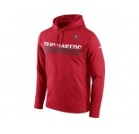 Men's Tampa Bay Buccaneers Nike Sideline Circuit Red Pullover Hoodie