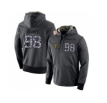 NFL Men's Nike Tennessee Titans #98 Brian Orakpo Stitched Black Anthracite Salute to Service Player Performance Hoodie