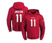 Nike Tampa Bay Buccaneers #11 DeSean Jackson Red Name & Number Pullover NFL Hoodie