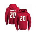 Nike Tampa Bay Buccaneers #20 Ronde Barber Red Name & Number Pullover NFL Hoodie