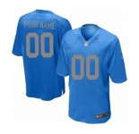 Youth Nike Nfl Jerseys Detroit Lions Customized Blue Jersey[New]