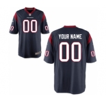 Youth Nike Nfl Jerseys Houston Texans Customized Blue Jersey
