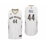 Men New Orleans Pelicans #44 Solomon Hill Home White New Swingman Jersey