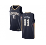 Men Nike New Orleans Pelicans #11 Jrue Holiday Navy NBA Swingman Icon Edition Jersey