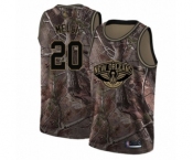 Men's New Orleans Pelicans #20 Nicolo Melli Swingman Camo Realtree Collection Basketball Jersey