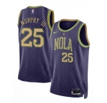 Men's New Orleans Pelicans #25 Trey Murphy III Purple 2024-25 City Ediiton Stitched Basketball Jersey