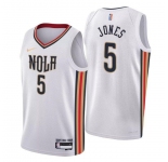 Men's New Orleans Pelicans Herbert Jones White 75th Anniversary City Swingman Stitched Jersey