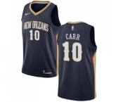 Men's Nike New Orleans Pelicans #10 Tony Carr Swingman Navy Blue NBA Jersey - Icon Edition