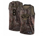 Men's Nike New Orleans Pelicans #8 Jahlil Okafor Swingman Camo Realtree Collection NBA Jersey