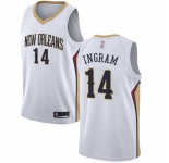 Pelicans #14 Brandon Ingram White Basketball Swingman Association Edition Jersey
