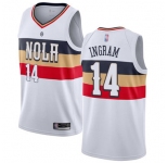 Pelicans #14 Brandon Ingram White Basketball Swingman Earned Edition Jersey