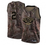 Pelicans #2 Lonzo Ball Camo Basketball Swingman Realtree Collection Jersey