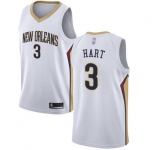 Pelicans #3 Josh Hart White Basketball Swingman Association Edition Jersey