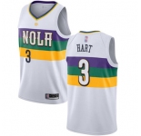 Pelicans #3 Josh Hart White Basketball Swingman City Edition 2018-19 Jersey