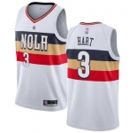 Pelicans #3 Josh Hart White Basketball Swingman Earned Edition Jersey