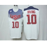 2014 FIBA Basketball World Cup USA jerseys #10 irving white