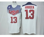 2014 FIBA Basketball World Cup USA jerseys #13 hrrden white