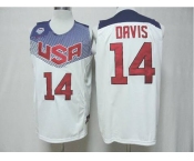 2014 FIBA Basketball World Cup USA jerseys #14 drvis white