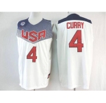 2014 FIBA Basketball World Cup USA jerseys #4 curry white