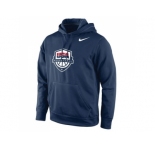 Team USA Basketball Nike Logo Pullover Hoodie Navy