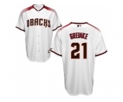 Arizona Diamondbacks #21 Zack Greinke White Brick New Cool Base Stitched Baseball Jersey