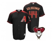Arizona Diamondbacks #44 Paul Goldschmidt Black Cool Base Alternate Jersey