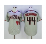 Arizona Diamondbacks #44 Paul Goldschmidt Gray Brick New Cool Base Stitched Baseball Jersey
