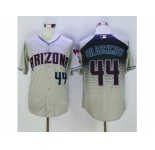 Arizona Diamondbacks #44 Paul Goldschmidt Gray Capri New Cool Base Stitched Baseball Jersey