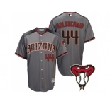 Arizona Diamondbacks #44 Paul Goldschmidt Gray Cool Base Road Jersey