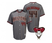 Arizona Diamondbacks #44 Paul Goldschmidt Gray Cool Base Road Jersey