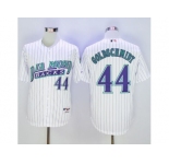 Arizona Diamondbacks #44 Paul Goldschmidt White 1999 Turn Back The Clock Stitched Baseball Jersey