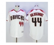 Arizona Diamondbacks #44 Paul Goldschmidt White-Brick New Cool Base Stitched Baseball Jersey