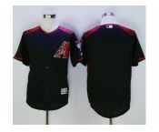 Arizona Diamondbacks Blank Black Brick New Cool Base Stitched Baseball Jersey