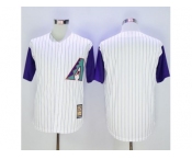Arizona Diamondbacks Blank White Hall Of Fame Cool Base Stitched Baseball Jersey