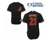 MLB Arizona Diamondbacks #21 Black Zack Greinke Mens Jersey