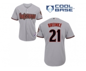 MLB Arizona Diamondbacks #21 Grey Zack Greinke Mens Jersey